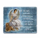 Dog Pet Memorial Wood Pallet If Tears Could Build  Angel Plaque