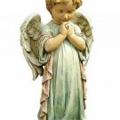 Praying Angel Cherub Pastel Garden Statue Outdoor Decor