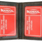 Brown Card Holder Leather Wallet Credit Card ID Bifold Slim Style