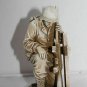 Kneeling Soldier by Cross Praying Military Army Statue Memorial