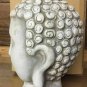 Buddha Head Grey Stone Indoor Outdoor Decor