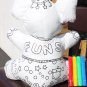 COLOR ME PAL'S DIY WASHABLE AND REUSABLE COLORING ELEPHANT CHILD DEVELOPMENTAL TOY