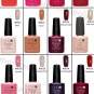 CND Shellac 6pcs (4 Colors +1 Base+1 TopCoat ) Soak Off UV Nail Polish Base Gels