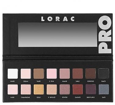 New Lorac Pro Palette 16 Color Eye Shadow With Eye Primer Powder Sales