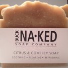 Citrus & Comfrey Soap - All Natural Soap, Vegan Soap, Handcrafted Cold Process Soap,