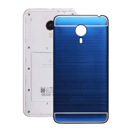 Brushed Texture Back Cover Replacement for Meizu MX4(Dark Blue)