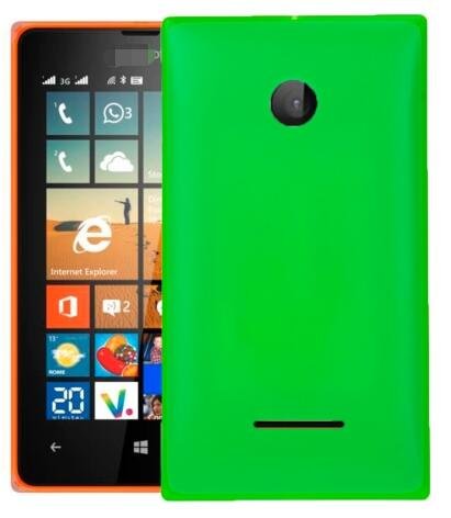 Solid Color Battery Back Cover for Microsoft Lumia 532(Green)