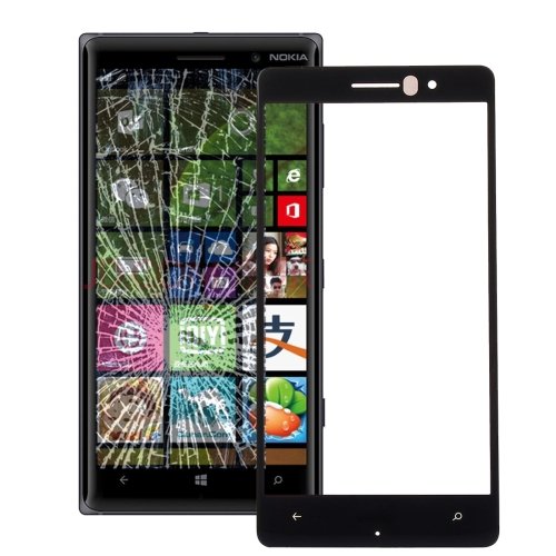Nokia Lumia 830 Front Screen Outer Glass Lens(Black)
