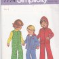 Simplicity 7774 Girls Boys Children Toddlers Size 2, may be missing pieces