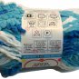 Lolli Loopy Chenille Yarn Icing 9989 Red Heart 3.5 ounces 80 yards Super Bulky 6 Blue Aqua White