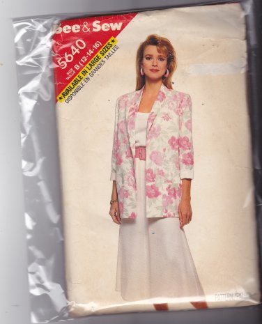 Butterick See & Sew 5640 pattern size 12 14 16, may be missing pieces