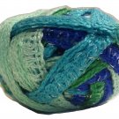 Sashay Yarn 3.5 oz Twist 1959 Super Bulky 6 Ruffle Scarf Yarn Turquoise Blue Green Seafoam Sparkly