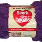 Spark A Doodle Yarn Red Heart 3.5 ounces 54 yards Purple Iced Grape 9540 Super Bulky 6 Pom Pom