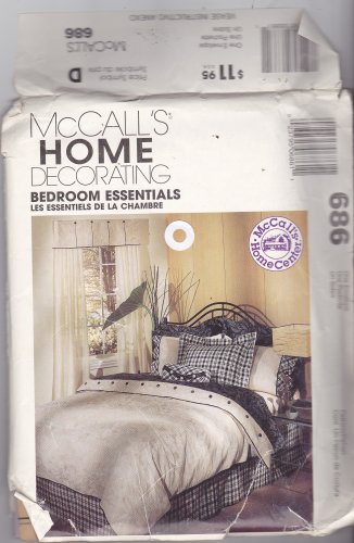 McCall's 686 Home Decorating Bedroom Essentials Uncut FF