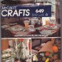 McCall's Crafts 649 Holiday Table Decor Plush Fruits Vegetables Cornucopia  Christmas Tree Uncut FF