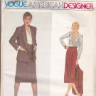 Vogue 2270 Pattern Uncut FF 14 Calvin Klein Jacket Skirt Blouse Suit