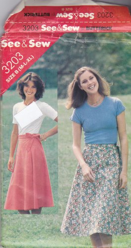 Butterick See and Sew 3203 size m l xl, may be missing pieces, 50 cents plus shipping