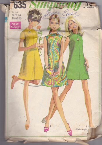 Simplicity 7635 Dress 14, may be missing pieces, 50 cents plus shipping
