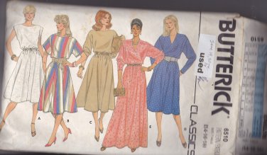 Butterick 6510 size 14 16, may be missing pieces, 50 cents plus shipping