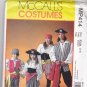 McCall MP414 Pattern Uncut FF Girls Boys size 3 4 5 6 7 8 Pirate Costume