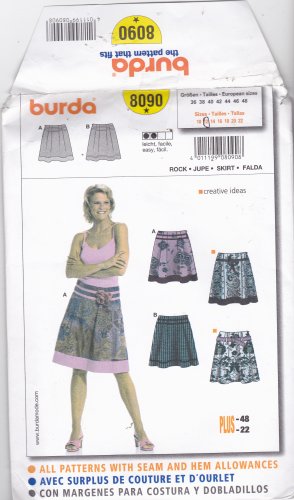 Burda 8090 size 12, may be missing pieces, 50 cents plus shipping