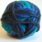 Northland Cavern Acrylic Wool Blend Yarn 3.5 oz Glacier Variegated Blue Navy Teal Super Bulky 6