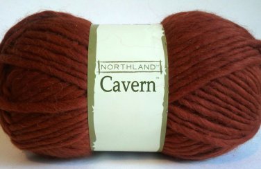 Northland Cavern Acrylic Wool Blend Yarn 3.5 oz Glacier Lava Brown Rust Super Bulky 6