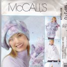 McCall's MP310 Pattern xs small medium bust 29.5 - 36 Uncut Unlined Fleece Jackets Hats Mittens