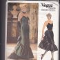 Vogue 1471 Pattern Uncut Size 8 Bust 31.5 Mid Calf Evening Length Strapless Dress Bellville Sassoon