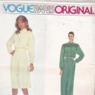 Vogue Paris Original 2352 Pattern 10 Uncut Designer Nina Ricci Pullover Dress Tucks Long Sleeves
