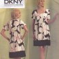 Vogue 1103 Pattern Uncut Size 8 10 12 14 DKNY A-Line Loose Fit Dress Slip Babydoll