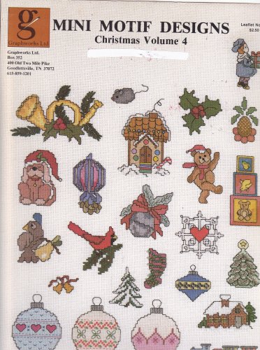 Graphworks Mini Motif Designs Christmas vol 4 leaflet 20 Counted Cross Stitch