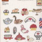 Graphworks Mini Motif Designs Folk Art leaflet 24 Counted Cross Stitch