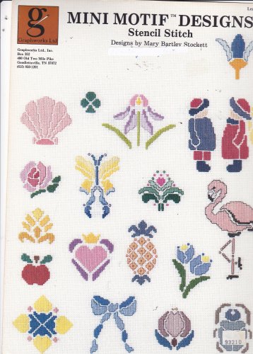 Graphworks Mini Motif Designs Stencil Stitch leaflet 31 Counted Cross Stitch