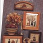 The Amish II Apple Tree Boy + Girl booklet Counted Cross Stitch Homespun Elegance