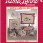 Love Handed Down Counted Cross Stitch Primitive Dolls Alma Lynne Designs leaflet