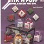 Banar Designs Stik 'N Puff Boxes Baskets And Etc. Cross Stitch Cl 30 leaflet No Sew