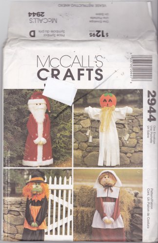 McCall's 2944 Pattern Halloween Fall Christmas Decor 50 inch Greeters