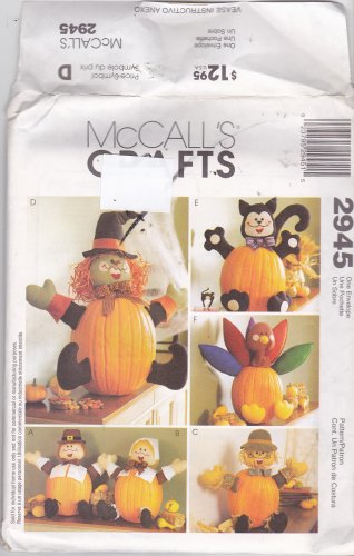 McCall's 2945 Pattern Halloween Fall Pumpkin Pokes Home Decor