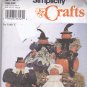 Simplicity 8791 Pattern Pilgrim Warlock Wizard Witch Dolls and Clothes Halloween Fall
