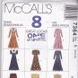 McCall's 7364 Pattern 8 10 12 Uncut Back Zip Dress Fit and Flare