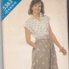 Butterick See & Sew 5383 Pattern Uncut 8 10 12 Button Front Top Skirt