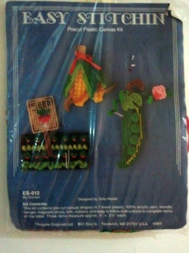 Kappie Originals Plastic Canvas Kit ES-012 My Garden Magnet Key Hook Kit