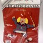 Clown with Balloon Jumping Jack Plastic Canvas Kit Joan Green BS130CB