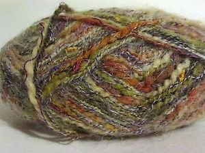 Unknown Brand Mohair Boucle Variegated Luxury Yarn 38g