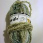 Fantacia Boemia Boucle Mohair Blend Yarn 50 grams #4509 Beige Cream Aqua