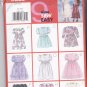 Butterick 5225 Girls 6 7 8 Uncut Party Dresses Long Short Puffy Sleeves