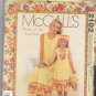 McCall 2102 Mommy & Me Dress Mother Daughter Adult Child Hat Bag