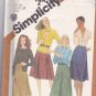 Simplicity 5204 Pattern skirts size 10 uncut gored, box and inverted pleats