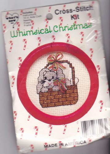New Berlin Co. Counted Cross Stitch Ornament Kit 033117 Bunny in Basket